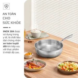 Chảo Inox OLIVO 2685 - Hình 03