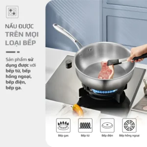 Chảo inox Olivo Steve 2485 - hinh 07