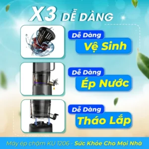 Máy ép chậm KUCHEN KU 1206 - hinh 04