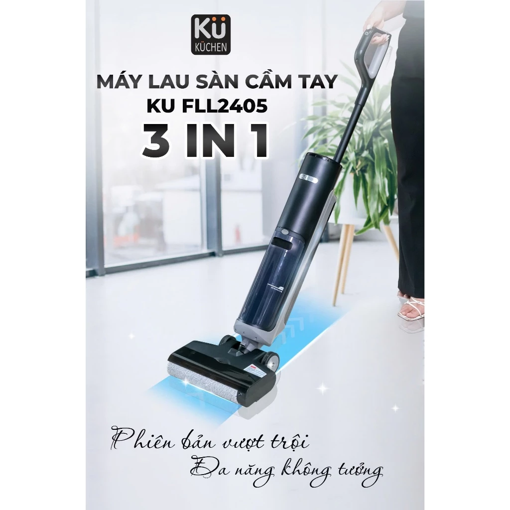 Máy Lau Sàn Cầm Tay KU FLL2405 - Hinh 011