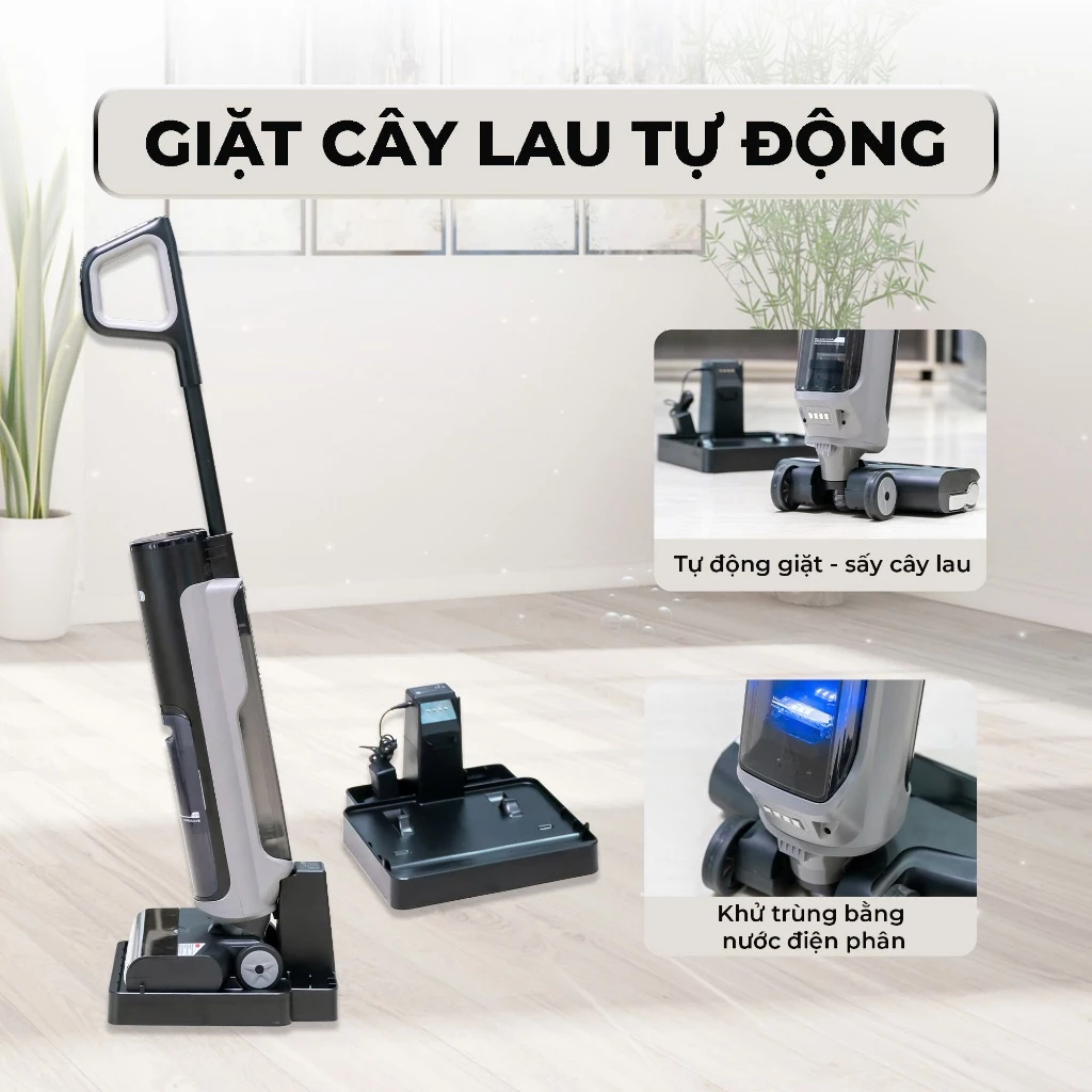 Máy Lau Sàn Cầm Tay KU FLL2405 - Hinh 06