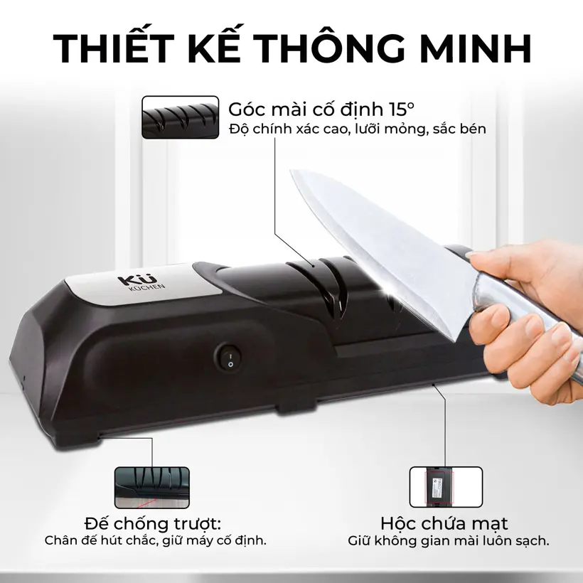 Máy Mài Dao Điện Kim Cương KU PPS5733 - Hinh 02