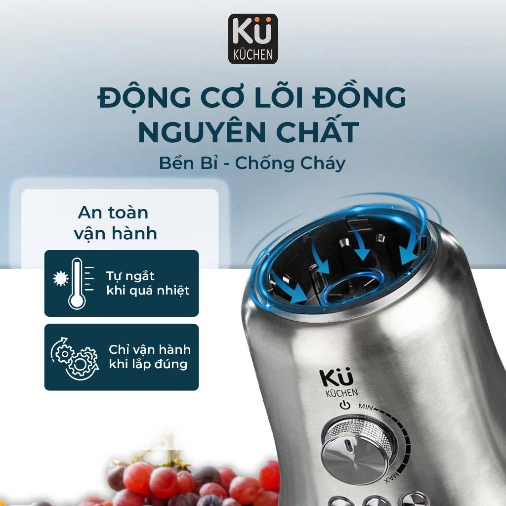 Máy Xay Sinh Tố Kuchen KU BB2012 - Hinh 06