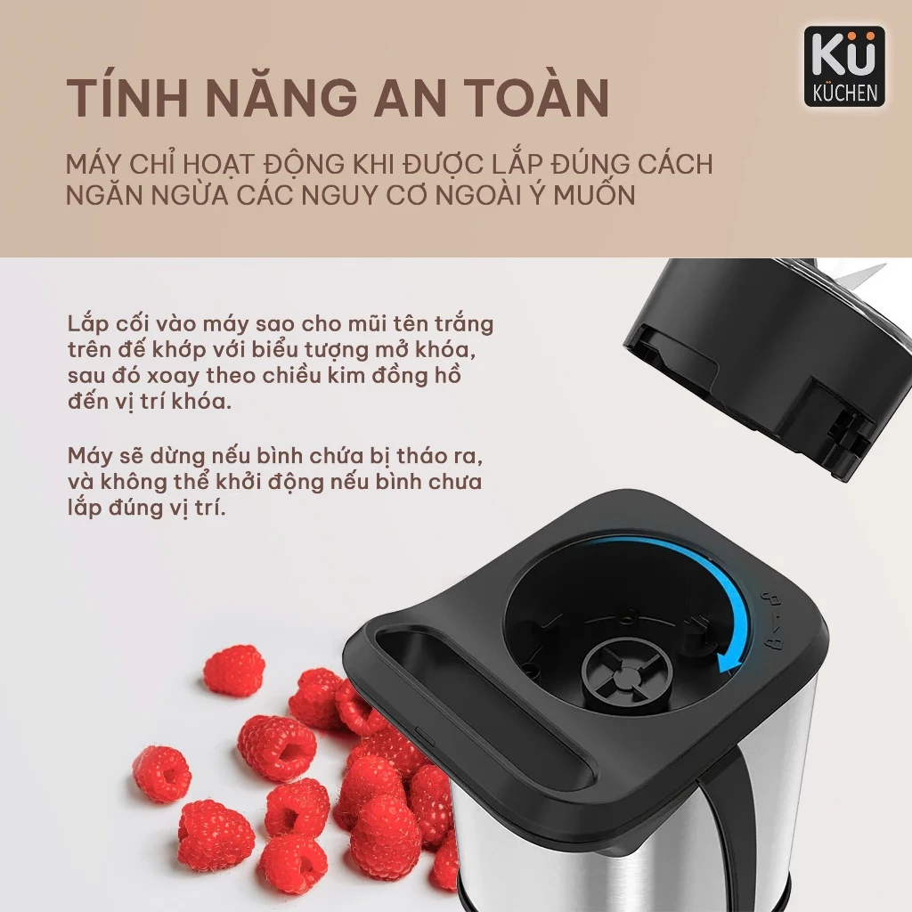 Máy Xay Sinh Tố Mini KU MB1212 - Hinh 08