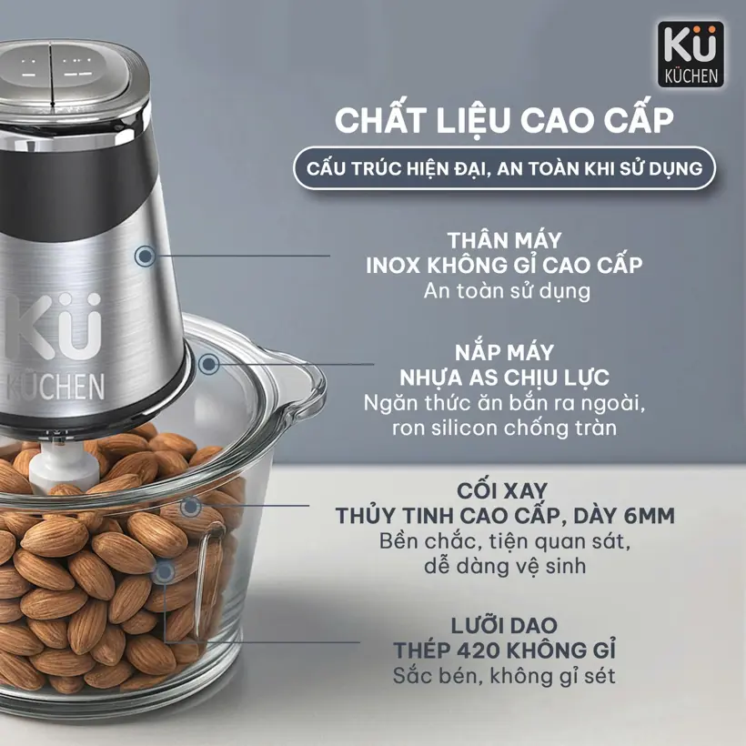 Máy Xay Thực Phẩm Đa Năng KU DKFC1212 - Hinh 02