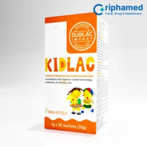 Men Vi Sinh Kidlac - Hỗ Trợ Tiêu Hóa Tốt Cho Trẻ, Cân Bằng Đường Ruột (Hộp 30 Gói)
