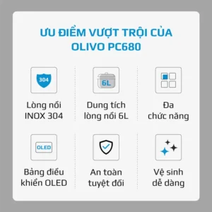 Nồi Cơm Cao Tần OLIVO RC900IH - Hình 01