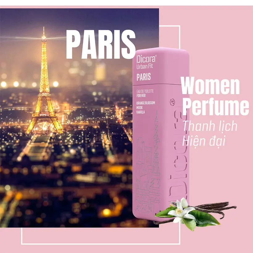 Nước Hoa Dicora Urban Fit Paris Dành Cho Nữ 100ml - Hinh 02