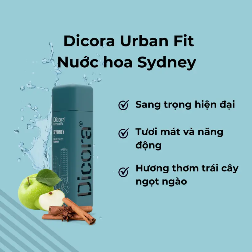 Nước Hoa Dicora Urban Fit Sydney 100ml - Hinh 01