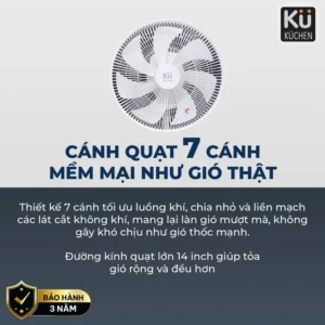Quạt Điện BLDC KL-2201DC - Hinh 05