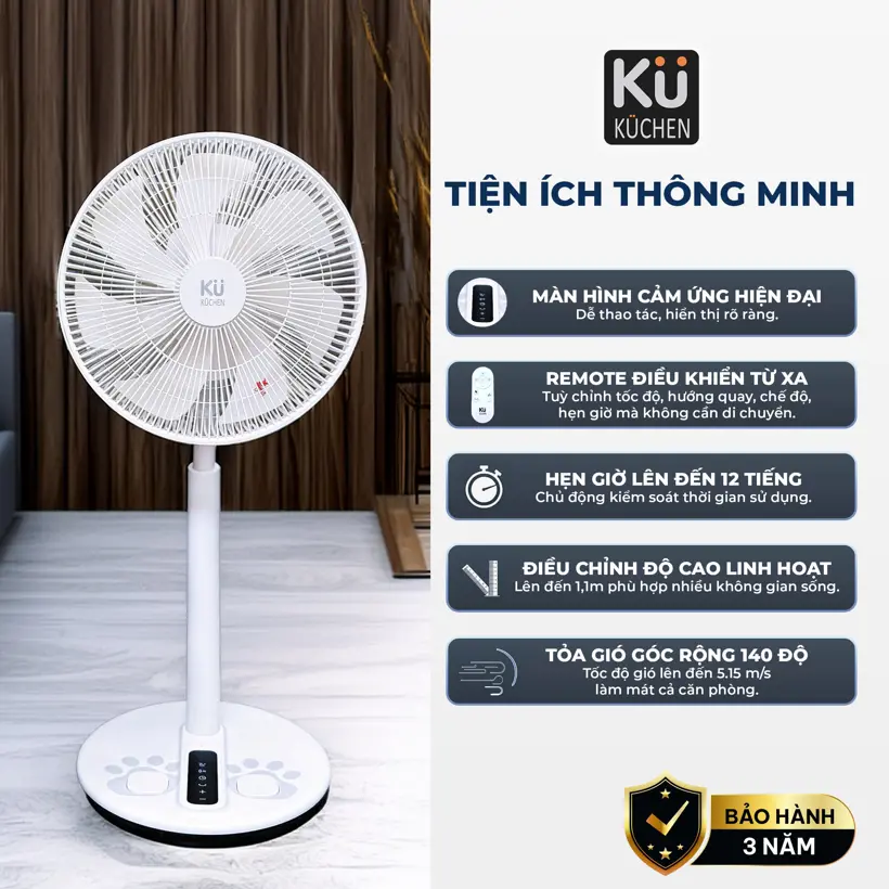Quạt Điện BLDC KL-2201DC - Hinh 08
