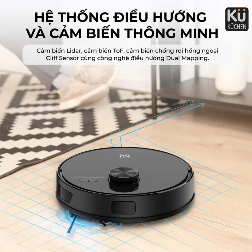 Robot Hút Bụi Lau Nhà KU PPR3006 - Hinh 05