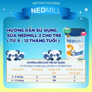 Sữa công thức Nedmill Stage 2 - Hình 02