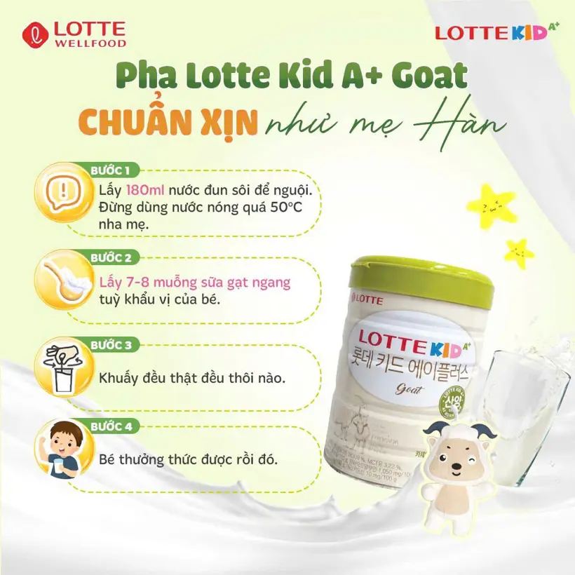 Sữa Dê LOTTE KID A+ Goat - HInh 02