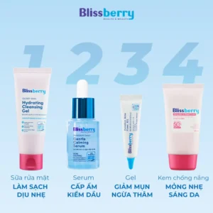 Sữa Rửa Mặt Dịu Nhẹ, Cấp Ẩm & Làm Sáng Da Blissberry 100ml - Hinh 04