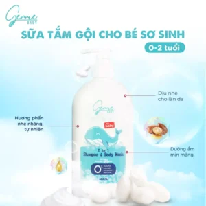 Tắm Gội Gennie Baby 2in1 For Baby 400ml – Hinh 02