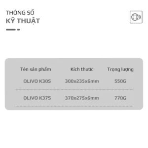 Thớt Gỗ OLIVO Wood Fiber K37S - Hinh 02