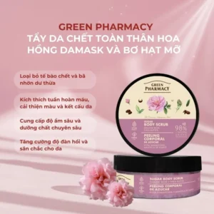 Tẩy Da Chết Toàn Thân Green Pharmacy Hoa Hồng Damask & Bơ Hạt Mỡ 200ml - Hinh 02