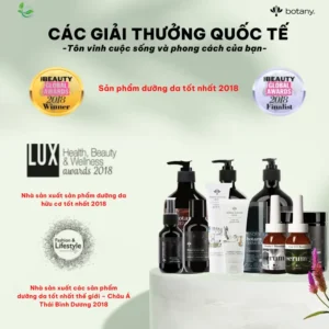 Các giải thưởng quốc tế của thương hiệu BOTANY -