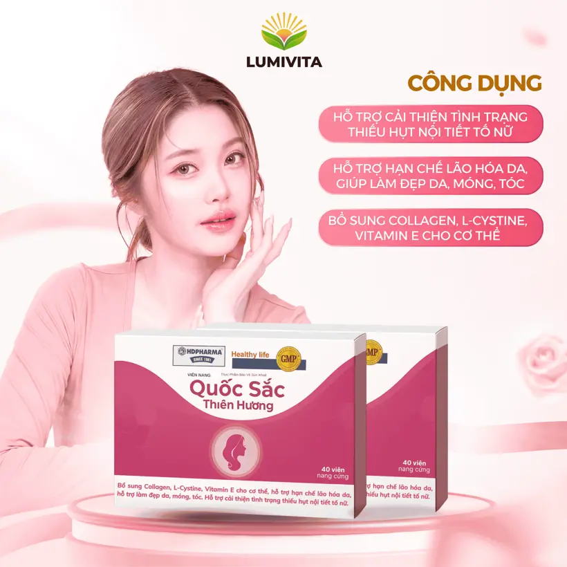 Viên Nang QUỐC SẮC THIÊN HƯƠNG 40 Viên - Chinh hãng