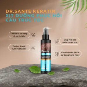 Xịt Dưỡng Dr.Sante Keratin Phục Hồi Cấu Trúc Tóc 150ml - HInh 02