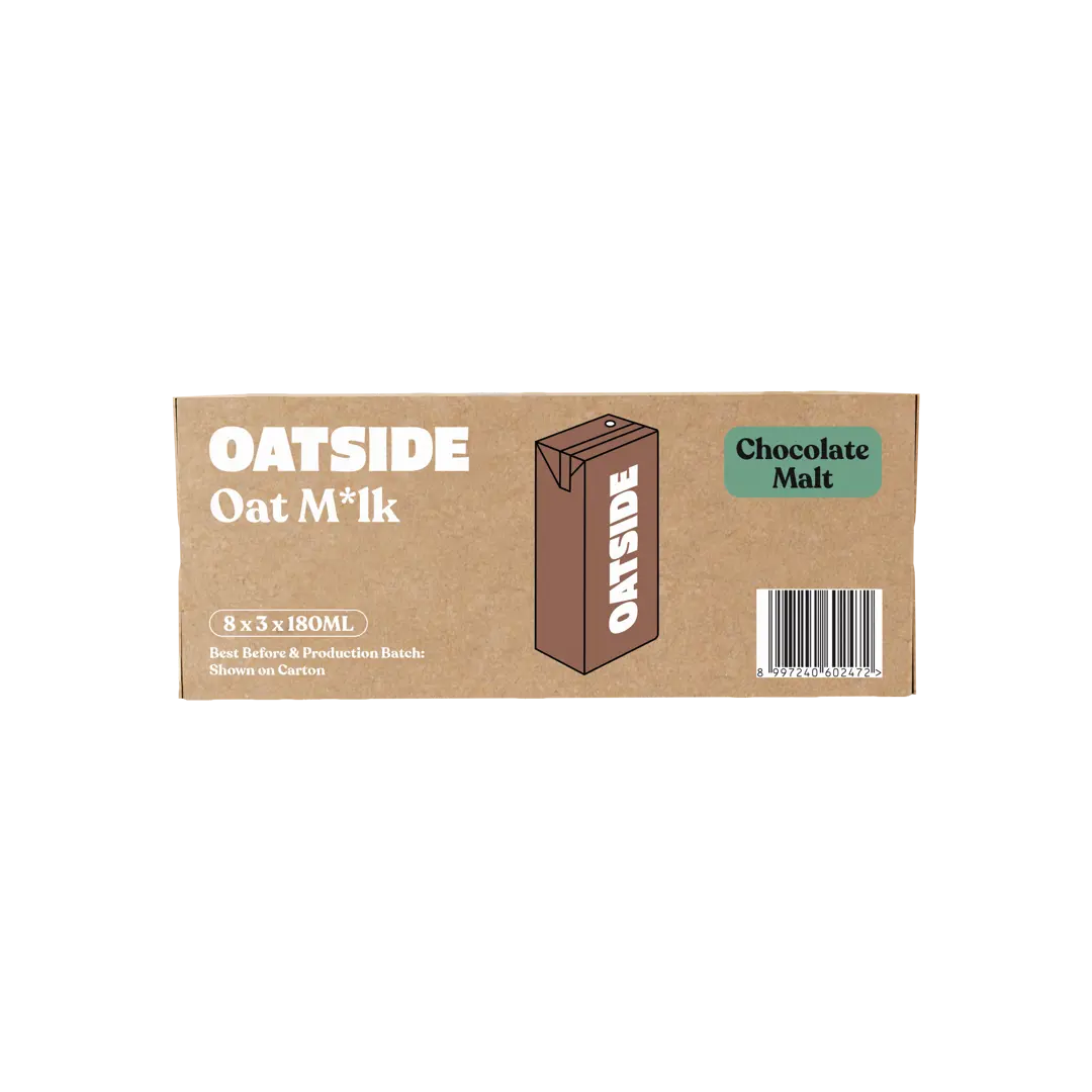 Sữa yến mạch OATSIDE vị Sô-cô-la lúa mạch - Hình thùng 24 hộp