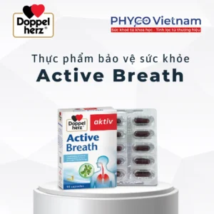 Doppelherz Active Breath hỗ trợ sức khỏe của phổi hộp 30 viên