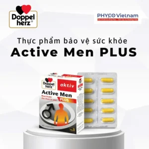 Doppelherz Active Men Plus hỗ trợ tăng cường sinh lực nam giới hộp 30 viên