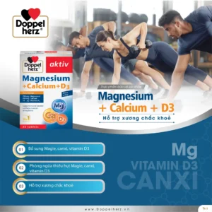 Magnesium Calcium D3 Doppelherz 30 Viên Hỗ Trợ Xương - hinh 02