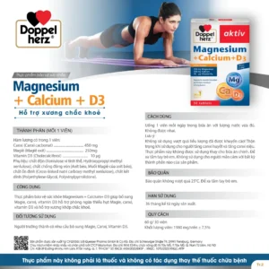 Magnesium Calcium D3 Doppelherz 30 Viên Hỗ Trợ Xương - hinh 03