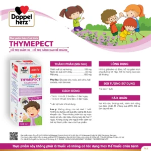 Thymepect 100ml Hỗ Trợ Giảm Ho Có Đờm Cho Bé - Hình 03