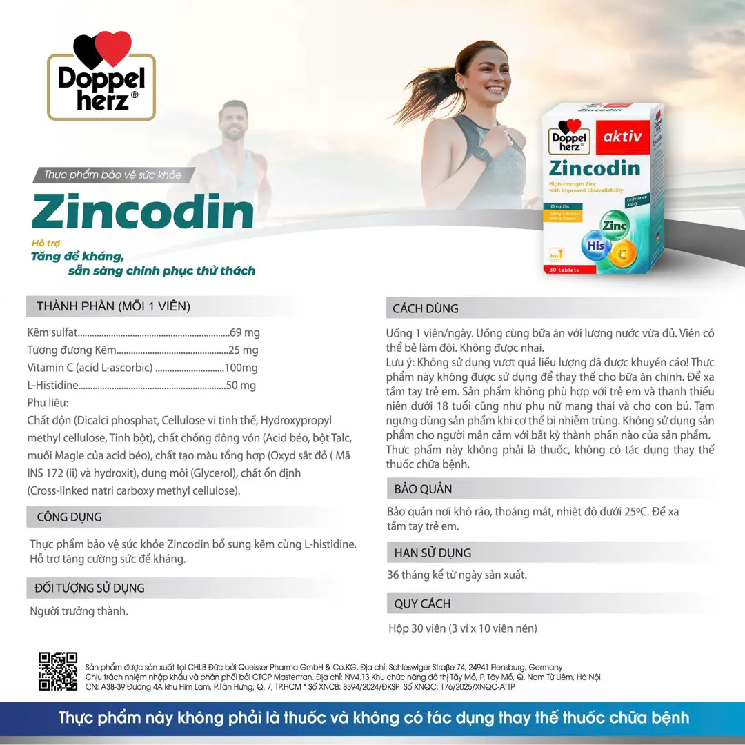 Zincodin Doppelherz cung cấp 25mg - Hinh 03
